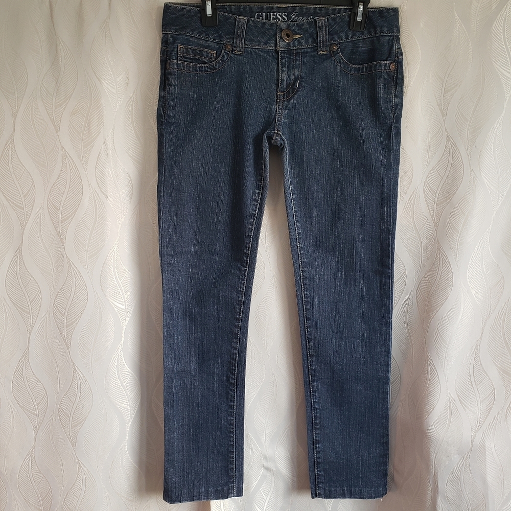 Guess Daredevil Skinny Leg Darkwash Denim Jeans